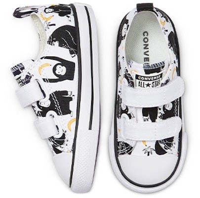 嬰兒 Converse Chuck Taylor All Star 低筒 魔鬼氈 透氣輕便 低筒休閒帆布鞋 黑白 Purchase 嬰兒 Converse Chuck Taylor All Star 低筒 魔鬼氈 透氣輕便 低筒休閒帆布鞋 黑白