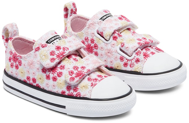 (TD) 컨버스 척테일러 자수 로우탑 핑크/옐로우 771288C Lookbook (TD) 컨버스 척테일러 자수 로우탑 핑크/옐로우 771288C