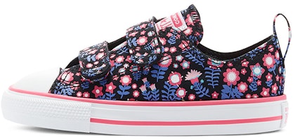 (Toddler) Converse Chuck Taylor All Star Low Top Flowered Purple/Pink 770217C (Toddler) Converse Chuck Taylor All Star Low Top Flowered Purple/Pink 770217C