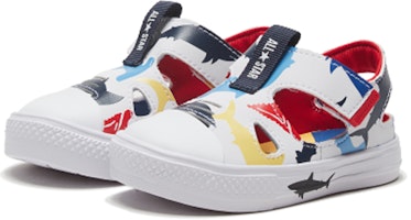 嬰幼兒 Converse Chuck Taylor All Star Superplay 涼鞋 防踢耐磨 低筒 嬰幼兒鞋 白藍紅 Lookbook 嬰幼兒 Converse Chuck Taylor All Star Superplay 涼鞋 防踢耐磨 低筒 嬰幼兒鞋 白藍紅