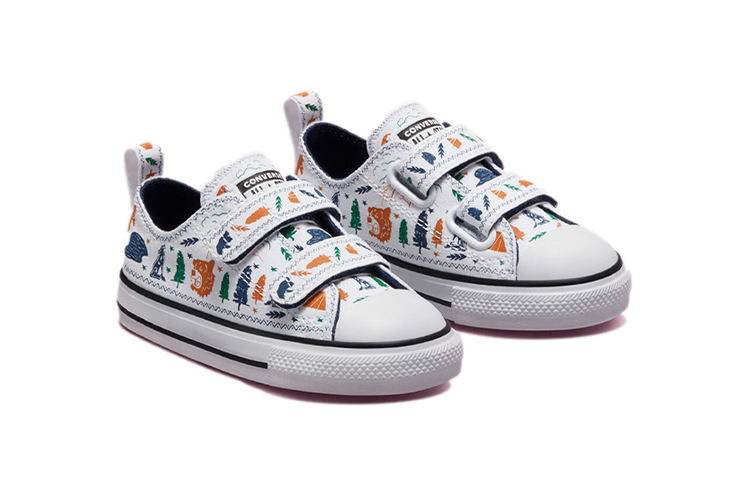 (TD) Converse Chuck Taylor All Star Velcro 'Multicolor Cartoon Print' 圖 3