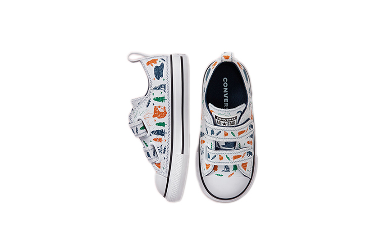 (TD) Converse Chuck Taylor All Star Velcro 'Multicolor Cartoon Print' 圖 5