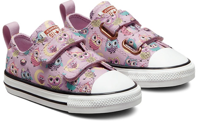 婴童 Converse 防滑耐磨輕便 低筒 嬰幼兒鞋 紫 Lookbook 婴童 Converse 防滑耐磨輕便 低筒 嬰幼兒鞋 紫