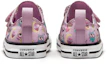 Shop 婴童 Converse 防滑耐磨輕便 低筒 嬰幼兒鞋 紫