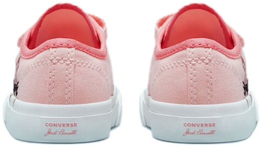 嬰幼兒 Converse Jack Purcell 魔術貼 耐磨防滑 低筒休閒板鞋 水蜜桃粉 Shop 嬰幼兒 Converse Jack Purcell 魔術貼 耐磨防滑 低筒休閒板鞋 水蜜桃粉
