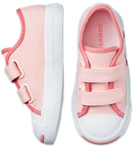 嬰幼兒 Converse Jack Purcell 魔術貼 耐磨防滑 低筒休閒板鞋 水蜜桃粉 Purchase 嬰幼兒 Converse Jack Purcell 魔術貼 耐磨防滑 低筒休閒板鞋 水蜜桃粉