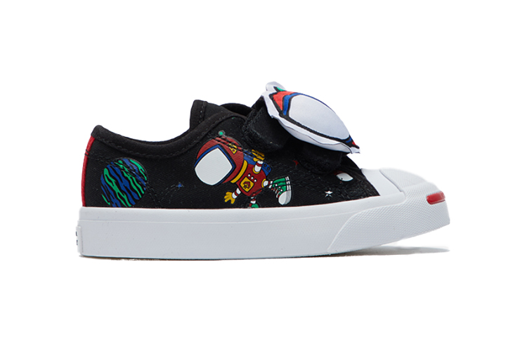 Lookbook 嬰童 Converse Jack Purcell 防滑耐磨輕便 低幫 板鞋 黑紅