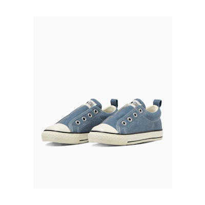 (TD) Converse Kids Chuck Taylor All Star Denim Slip-On OX Blue