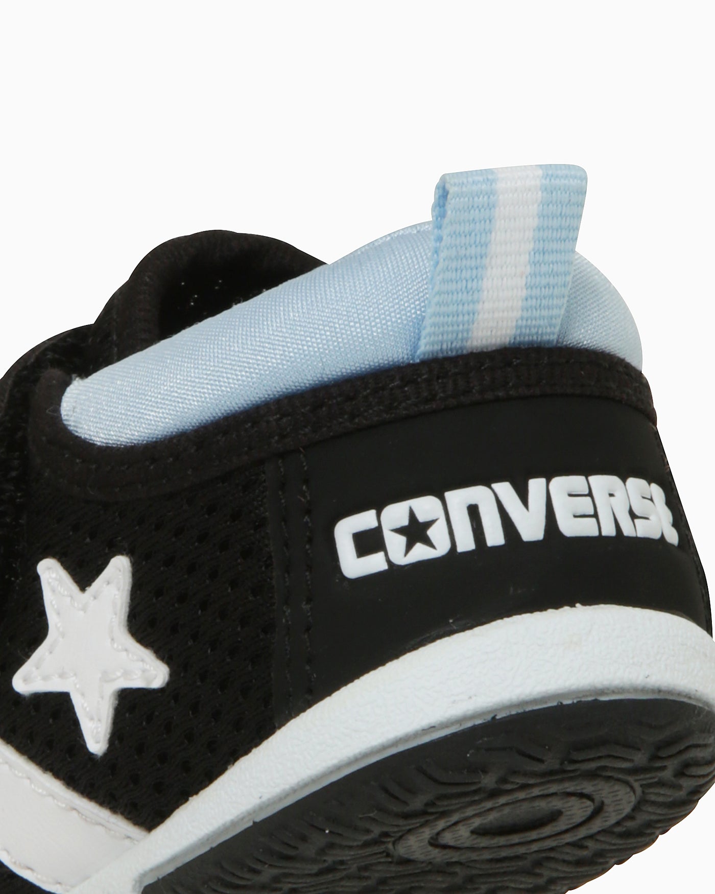 Sizing (TD) コンバース リトルサマー9 ブラック/ライトブルー スニーカー 37303550