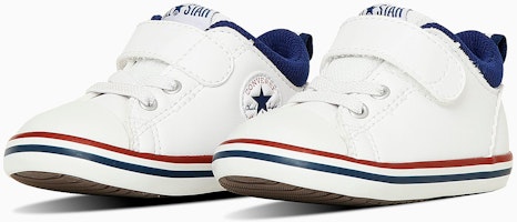 (TD) コンバース ミニ オールスター N V-1 スニーカー ホワイト/ネイビー/レッド 37303520 Buy (TD) コンバース ミニ オールスター N V-1 スニーカー ホワイト/ネイビー/レッド 37303520