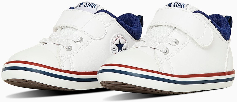 (Toddler) Converse Mini All Star N V-1 Sneakers White/Navy/Red 37303520 Buy (Toddler) Converse Mini All Star N V-1 Sneakers White/Navy/Red 37303520