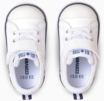 (TD) 컨버스 미니 올스타 N V-1 스니커즈 화이트/네이비 37303320 Lookbook (TD) 컨버스 미니 올스타 N V-1 스니커즈 화이트/네이비 37303320