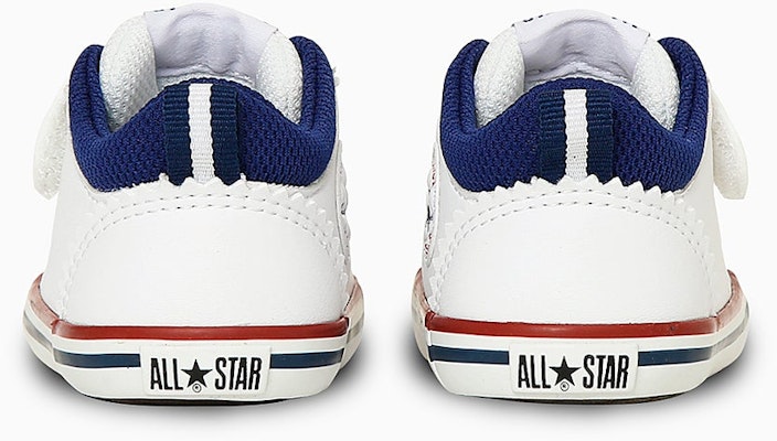 (Toddler) Converse Mini All Star N V-1 Sneakers White/Navy/Red 37303520 Shop (Toddler) Converse Mini All Star N V-1 Sneakers White/Navy/Red 37303520
