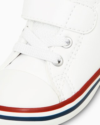 (Toddler) Converse Mini All Star N V-1 Sneakers White/Navy/Red 37303520 Details for (Toddler) Converse Mini All Star N V-1 Sneakers White/Navy/Red 37303520