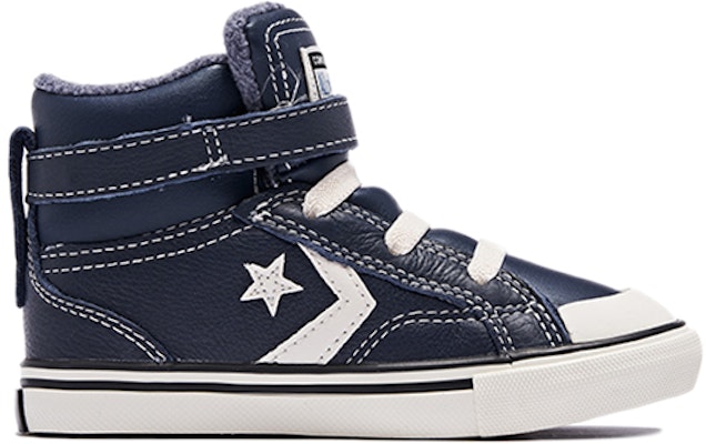 (Toddler) Converse Pro Blaze Strap High 'Leather & Heathered Knit - Lakeside Blue' 769320C Order (Toddler) Converse Pro Blaze Strap High 'Leather & Heathered Knit - Lakeside Blue' 769320C