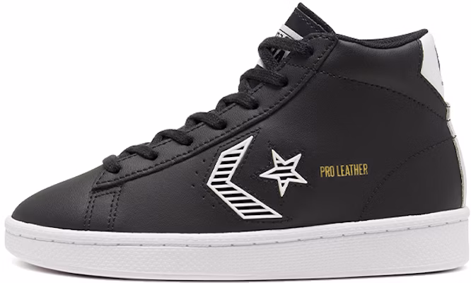 (Preschool) Converse Pro Leather Mid 'Black White' 368400C Buy (Preschool) Converse Pro Leather Mid 'Black White' 368400C