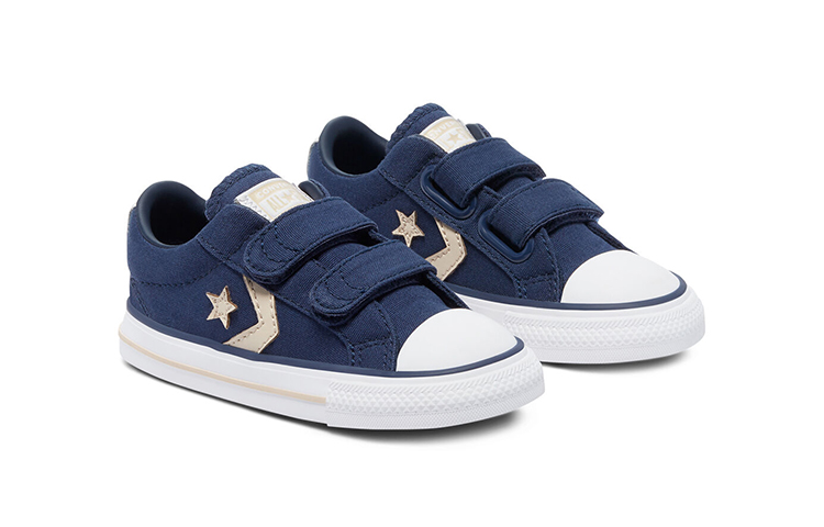 Lookbook (TD) Converse Star Player Low Top ''Blu e Crema'' 771905C