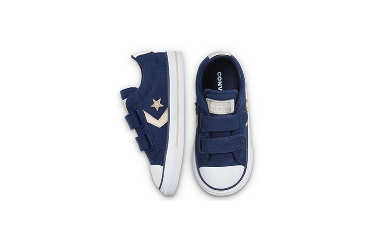 Shop (TD) Converse Star Player Low Top ''Blu e Crema'' 771905C