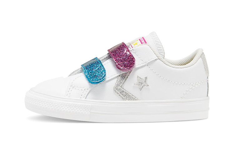 (Toddler) Converse Star Player Low Top 'White Blue Purple' 768479C