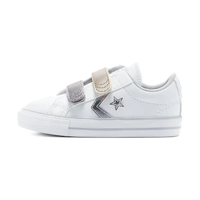 (TD) Converse Star Player Low Top 'White Silver'