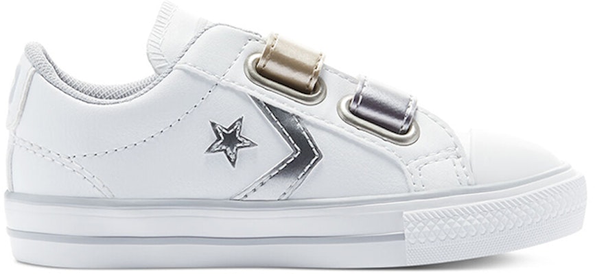 嬰童 Converse Star Player 低筒 白銀 Order 嬰童 Converse Star Player 低筒 白銀
