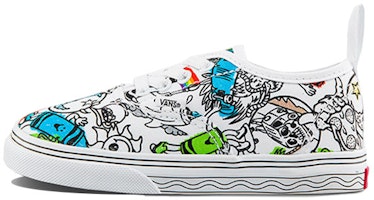 (Toddler) Crayola x Vans Authentic Elastic Lace 'Sketch Your Way' VN0A34A1ARE (Toddler) Crayola x Vans Authentic Elastic Lace 'Sketch Your Way' VN0A34A1ARE