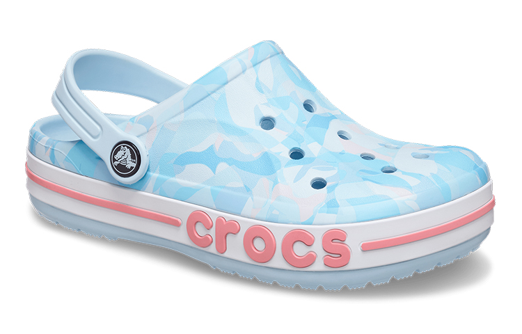 Lookbook (TD) Crocs Bayaband Bubble Camo Zuecos 'Azul Mineral Rosa' 207807-4JQ