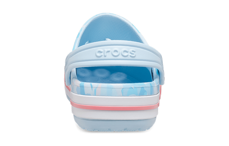 Details for (TD) Crocs Bayaband Bubble Camo Zuecos 'Azul Mineral Rosa' 207807-4JQ