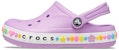 (TD) Crocs Bayaband Charm Band Selipar 'Ungu Putih' 208102-5PR