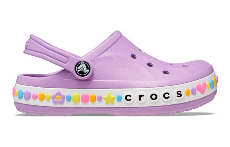 Order (TD) Zuecos Crocs Bayaband Charm Band 'Morado Blanco' 208102-5PR
