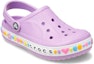 Lookbook (TD) Crocs Bayaband Charm Band Selipar 'Ungu Putih' 208102-5PR
