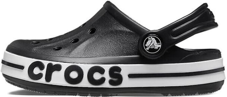 (Toddler) Crocs Bayaband Clogs 'black White' 207018-001 Buy (Toddler) Crocs Bayaband Clogs 'black White' 207018-001