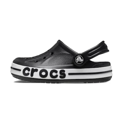 (TD) Crocs Bayaband Clogs 'black White'