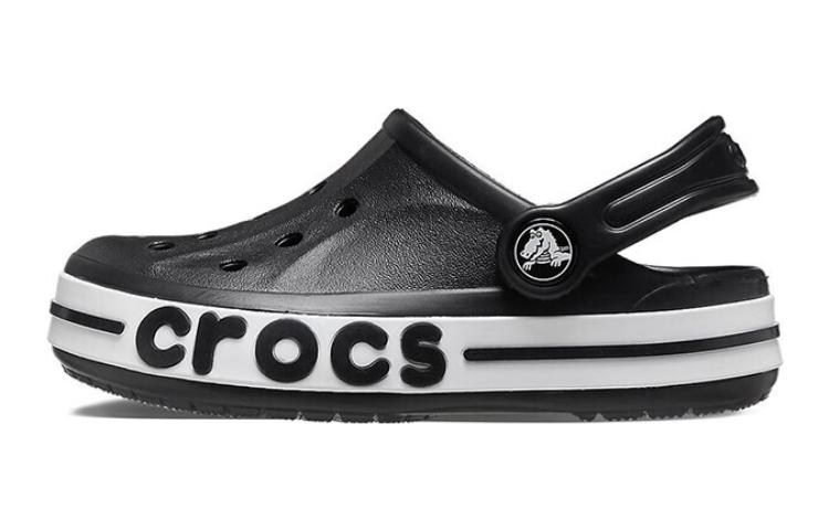 (Toddler) Crocs Bayaband Clogs 'black White' 207018-001