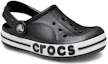 Shop (Toddler) Crocs Bayaband Clogs 'black White' 207018-001