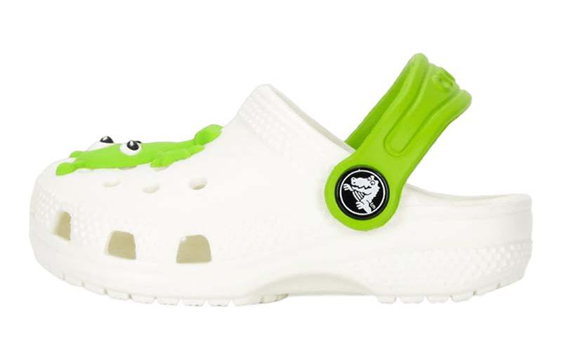 (Toddler) Crocs Classic Glow Alien Clog 'White Green' 208653-90H