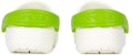 (TD) Crocs Klasik Bersinar Alien Clog 'Putih Hijau' 208653-90H