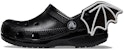 (TD) Crocs Klasik 'I Am Bat' Selipar Hitam Putih 209232-001