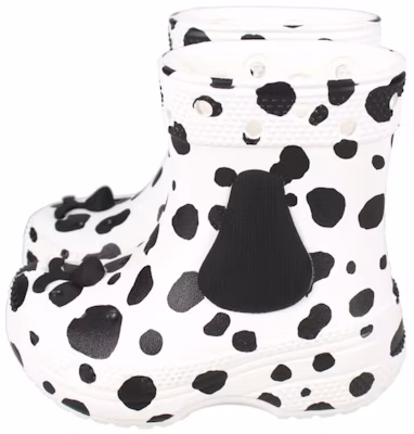 兒童 Crocs卡駱馳 I Am Dalmatian 防水 低筒 兒童靴子 黑白 Lookbook 兒童 Crocs卡駱馳 I Am Dalmatian 防水 低筒 兒童靴子 黑白