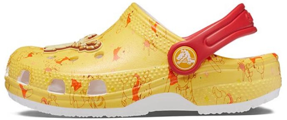 (Toddler) Crocs Classic Winnie the Pooh Clogs 'Yellow Red' 208358-94S Buy (Toddler) Crocs Classic Winnie the Pooh Clogs 'Yellow Red' 208358-94S
