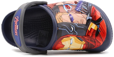 兒童 Crocs Fun Lab Marvel 多色簡約休閒涼鞋 深藍 Lookbook 兒童 Crocs Fun Lab Marvel 多色簡約休閒涼鞋 深藍