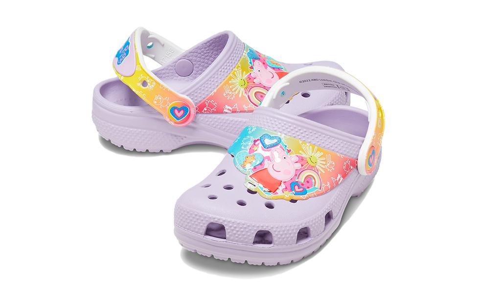 Lookbook (TD) Crocs Peppa Pig Zuecos Clásicos 'Lila' 207915-03