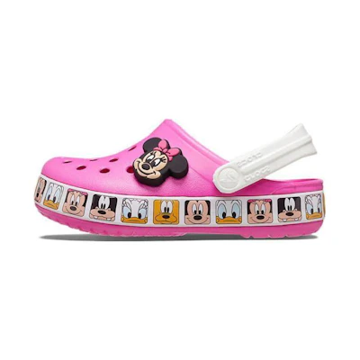 (TD) Crocs Disney Classic Clogs 'Fun Lab Minnie Mouse Band'