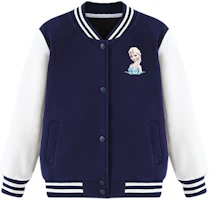 (Toddler) Disney Cartoon Print Navy Kids' Long-Sleeve Baseball Jacket - Comfortable & Versatile YLX202516 (Toddler) Disney Cartoon Print Navy Kids' Long-Sleeve Baseball Jacket - Comfortable & Versatile YLX202516