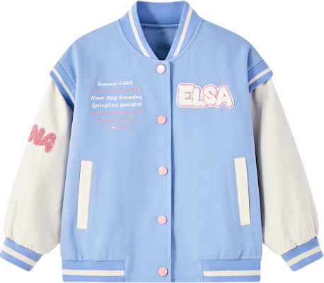 (Toddler) Disney Frozen Baseball Jacket - Loose Fit, Breathable, Blue Kids Toddler Sizes CYZ24C219 Buy (Toddler) Disney Frozen Baseball Jacket - Loose Fit, Breathable, Blue Kids Toddler Sizes CYZ24C219