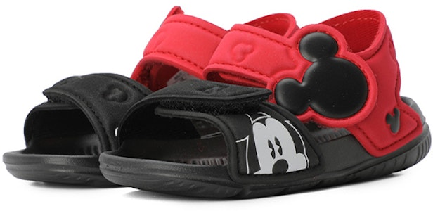 婴童 adidas Altaswim Disney M&M AltaSwim I 聯名款 防踢減震 低筒 嬰幼兒鞋 紅黑 Lookbook 婴童 adidas Altaswim Disney M&M AltaSwim I 聯名款 防踢減震 低筒 嬰幼兒鞋 紅黑