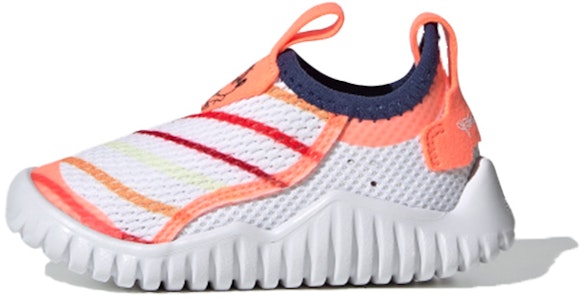 【TD嬰幼兒】Disney x adidas Rapidazen 米妮 條紋 低筒休閒運動鞋白橙 Buy 【TD嬰幼兒】Disney x adidas Rapidazen 米妮 條紋 低筒休閒運動鞋白橙