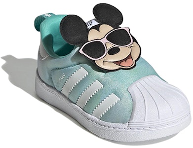 (TD) Disney x adidas Superstar 360 'Mickey Mouse' Sepatu Anak-anak GY9151 Lookbook (TD) Disney x adidas Superstar 360 'Mickey Mouse' Sepatu Anak-anak GY9151