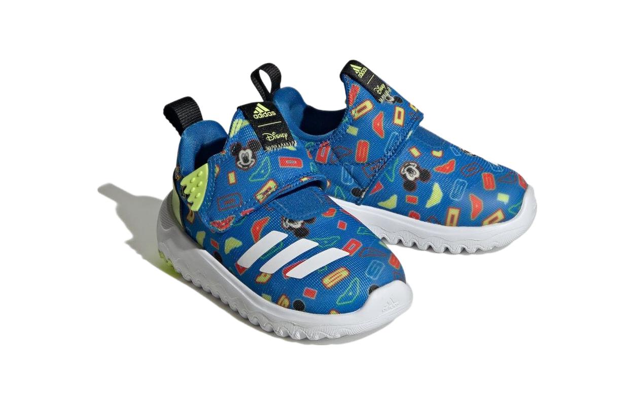 Shop (TD) Disney x adidas Suru365 Slip-On I ''Allover Mickey Mouse Print - Blauw'' IG7179