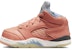 (TD) Air Jordan DJ Khaled x 5 Retro 'Crimson Bliss' - Merah Jambu Berwarna Elegan DV4981-641
